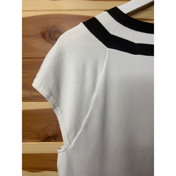 White House Black Market Colorblock Square Neck Womens Top XL - Picture 8 of 10